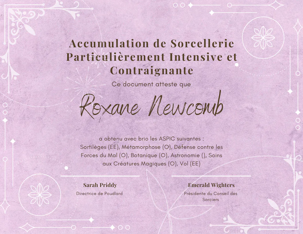 ASPIC de Roxane Newcomb