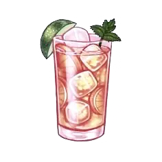 Cocktail avec glaçons