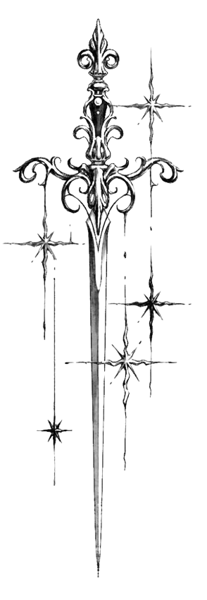 épée et étoiles
