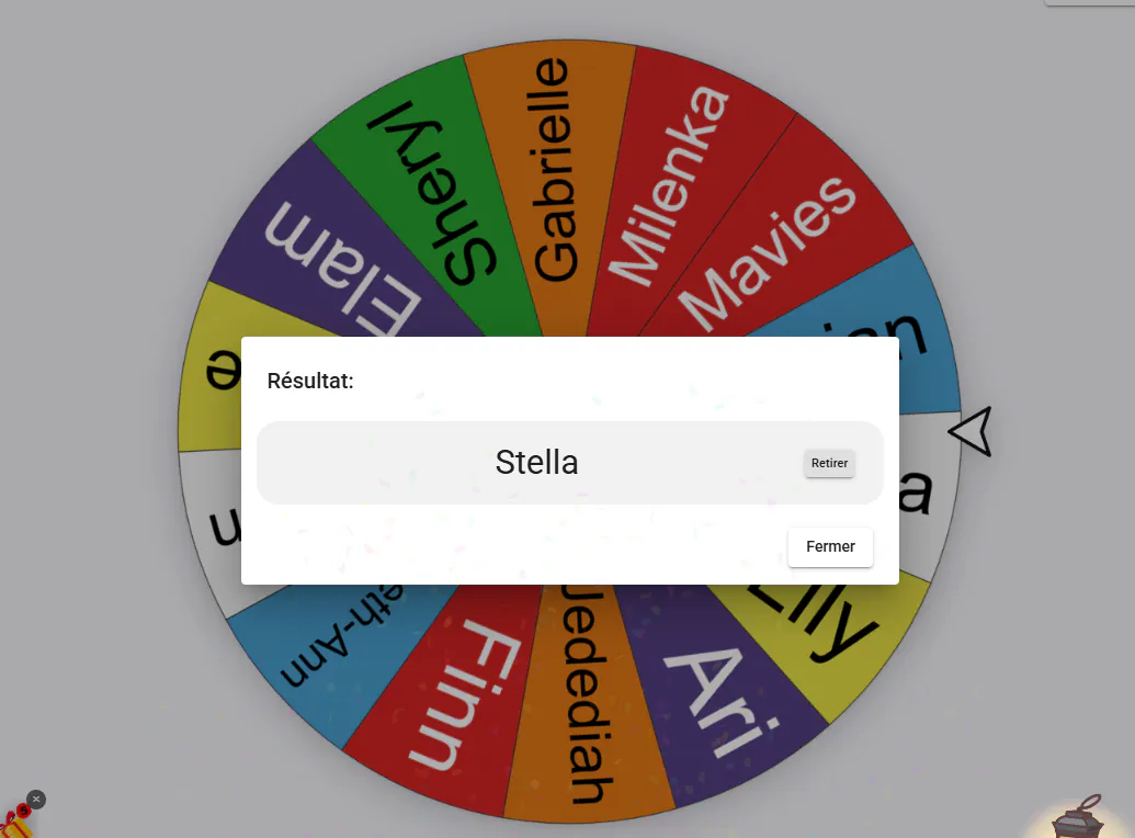 Tirage 1 : Stella