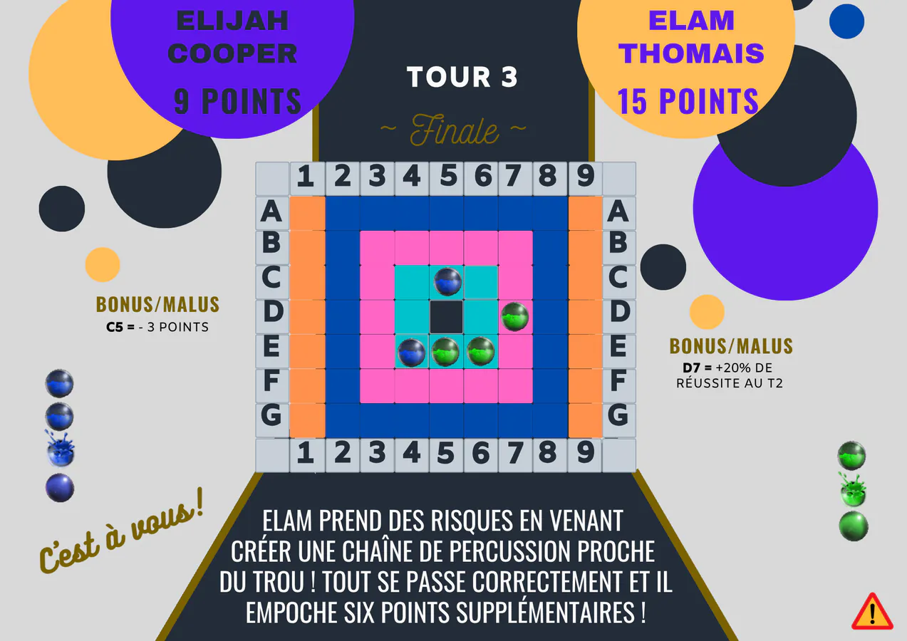 Finale Cooper vs Thomais - Tour 3 Elam - Score : Elijah 9 - 15 Elam