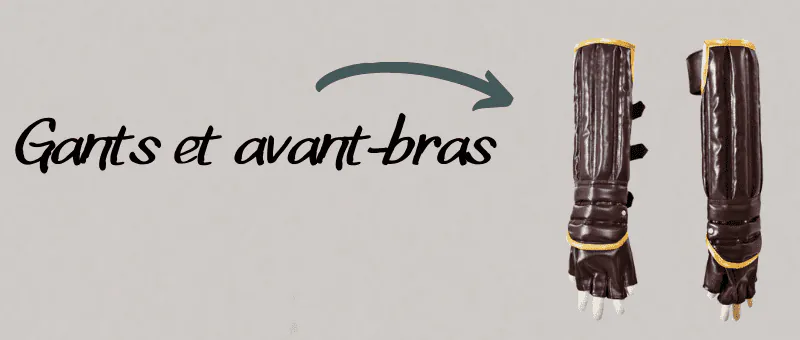 Illustration: Protection des avant-bras, coudières et gants