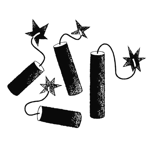 Dessin de plusieurs dynamite