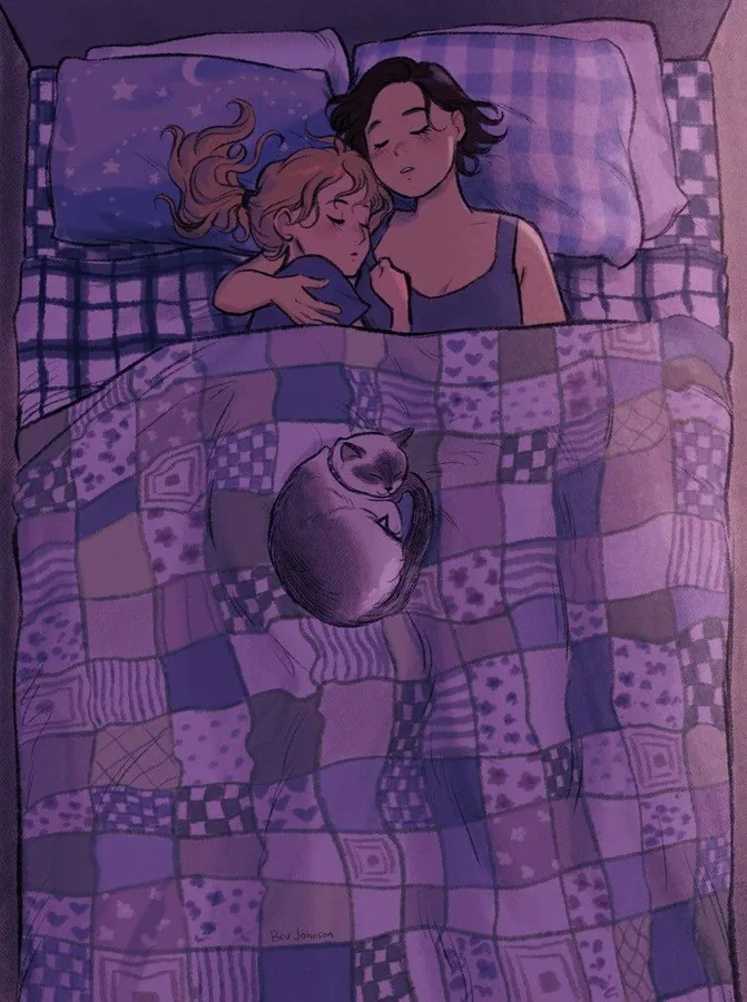 Leta et Ruby sont en train de dormir